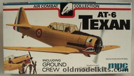 MPC 1/72 AT-6 Texan French Air Force - with Ground Crew  (Ex-Airfix), 22110 plastic model kit